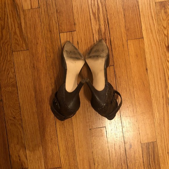 Fergie Shoes | Ankle Strap Pointed Toe Pumps | - Picture 4 of 10